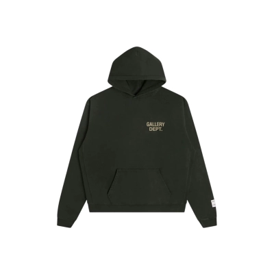 Gallery Dept. 90's Logo Hoodie Vintage Black 01