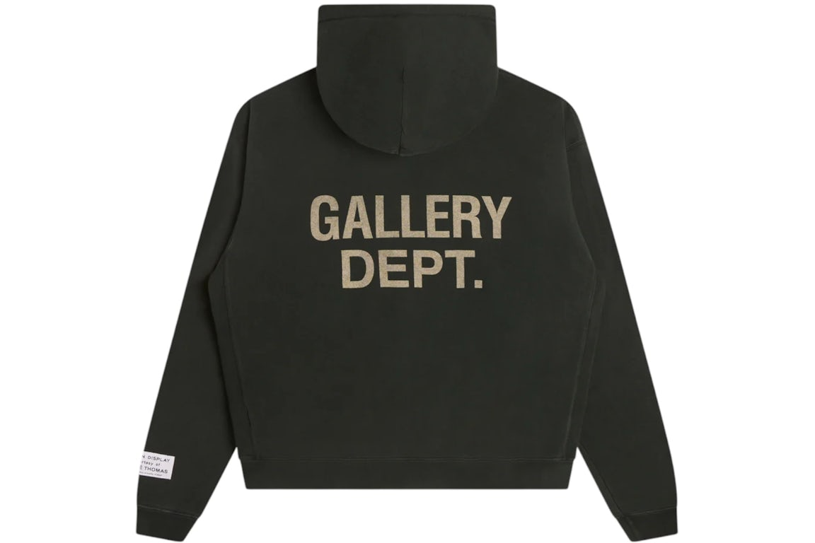 Gallery Dept. 90's Logo Hoodie Vintage Black