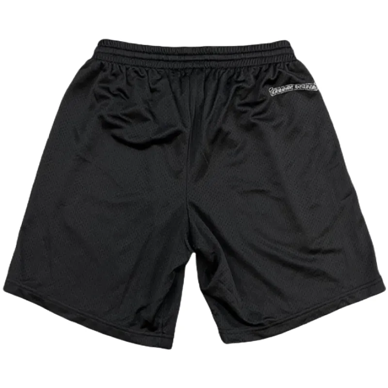 Chrome Hearts Sports Mesh Varsity Shorts Black