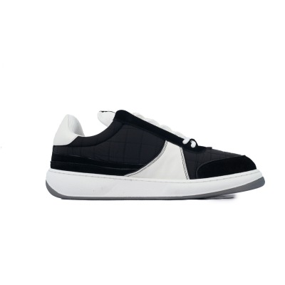 PK God Batch Chanel Stylish Skateboarding Shoes Black White 02