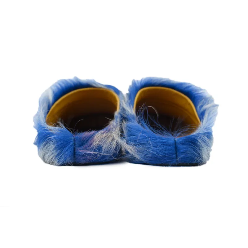MARNI Fussbett Tie Dye white Blue