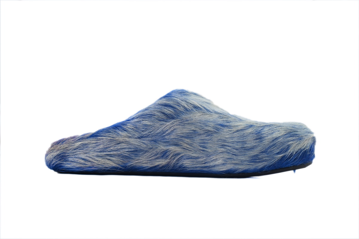 MARNI Fussbett Tie Dye white Blue