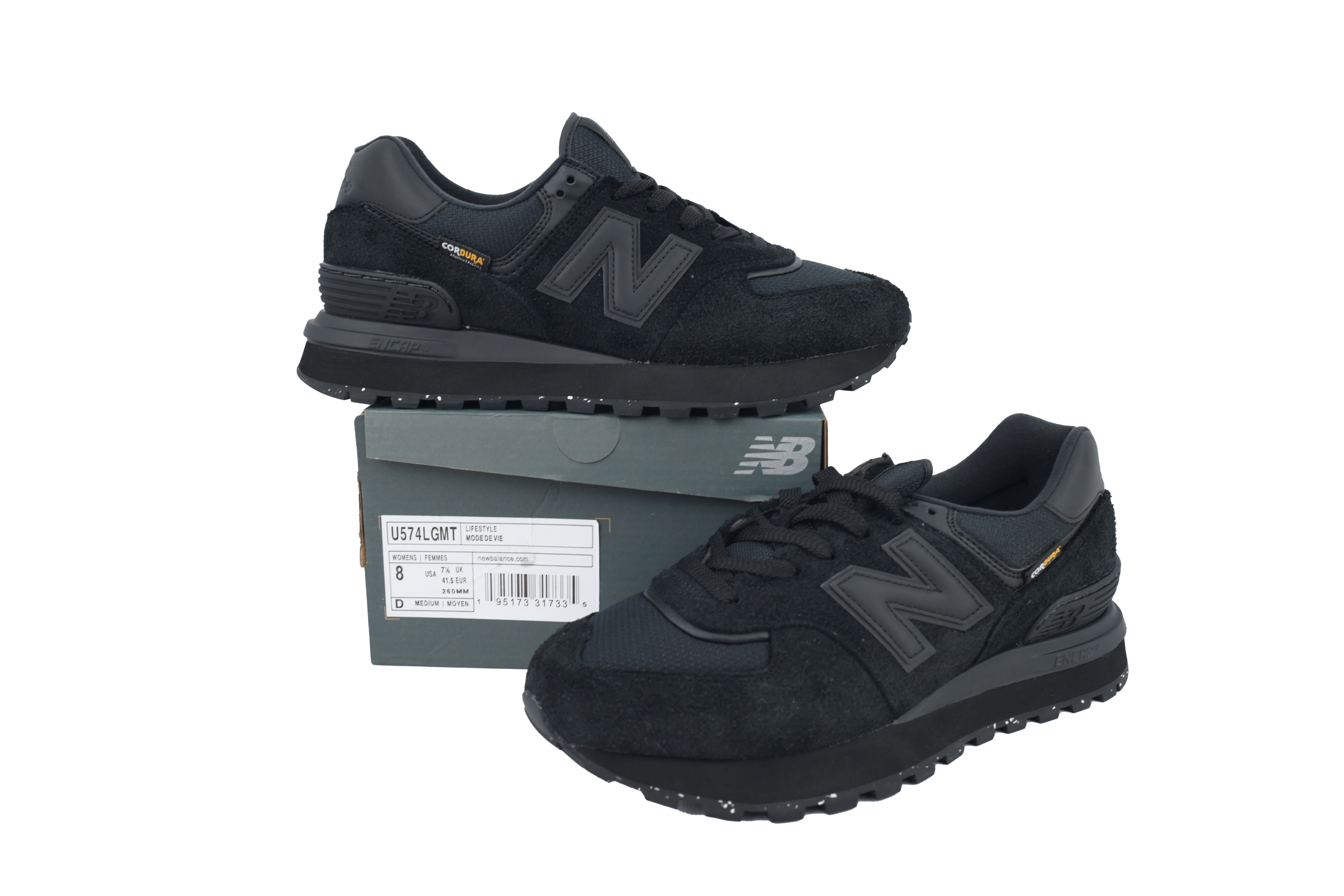 New Balance 574 Legacy 'Cordura Pack - Black' U574L-GMT