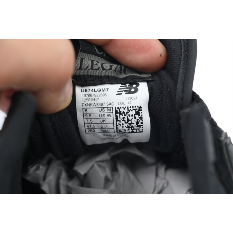 New Balance 574  Legacy 'Cordura Pack - Black' U574L-GMT