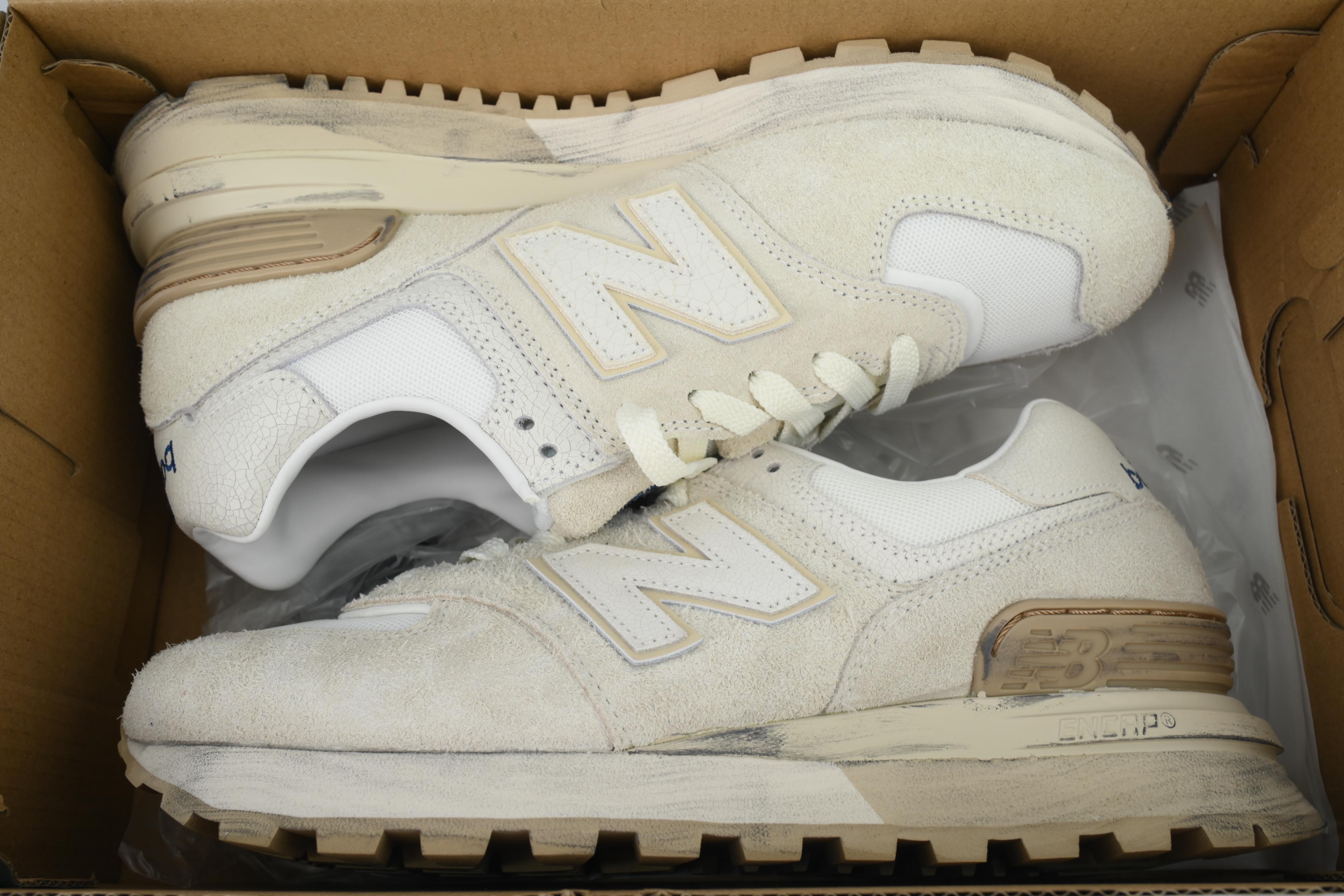 New Balance 574 Legacy 'Ash Cream Distressed' U574L-GRS