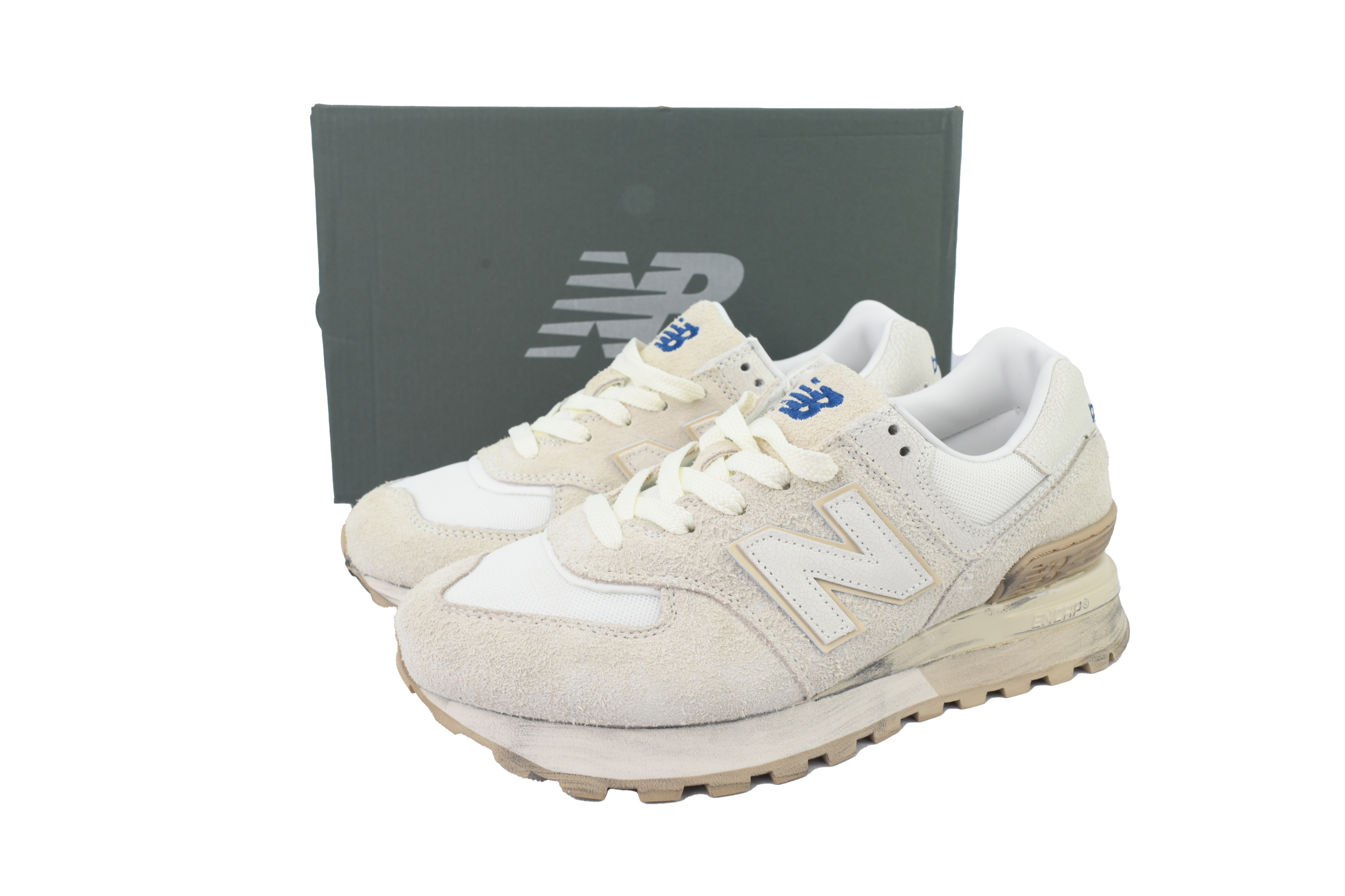 New Balance 574 Legacy 'Ash Cream Distressed' U574L-GRS