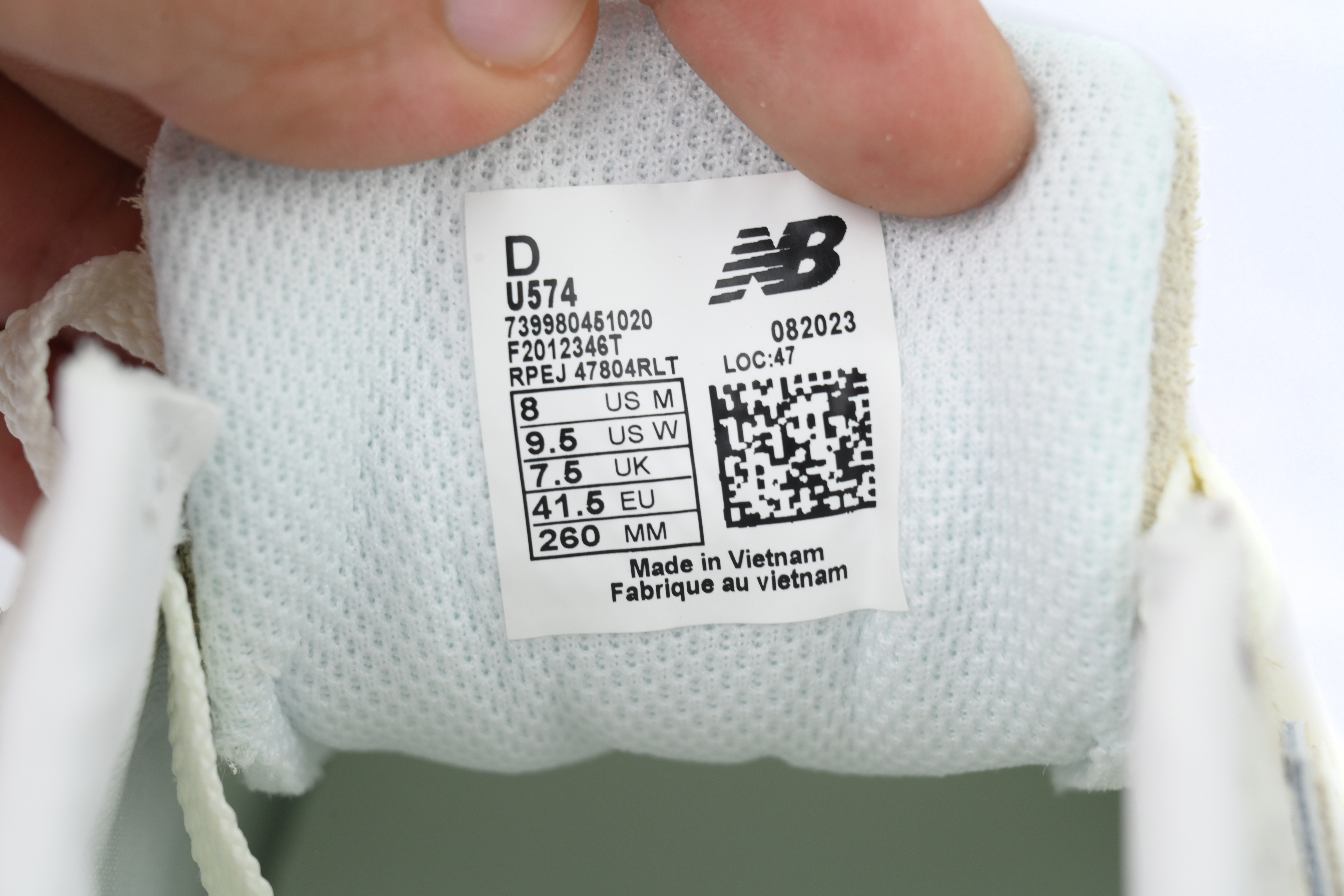 New Balance 574 Legacy 'Ash Cream Distressed' U574L-GRS