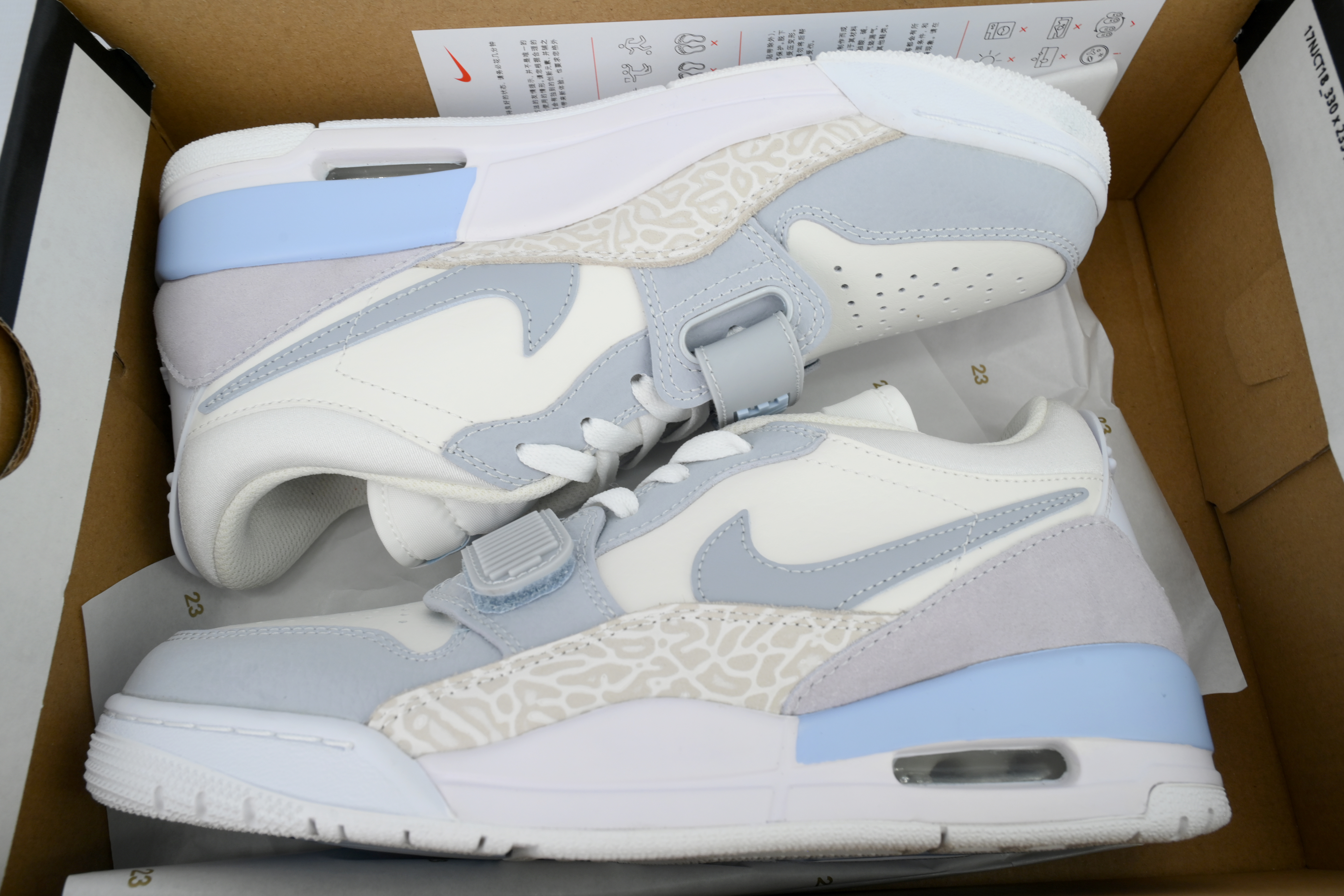 PK God Batch Jordan Legacy 312 Low 'Ashen Slate Glacier Blue' HQ1190-101