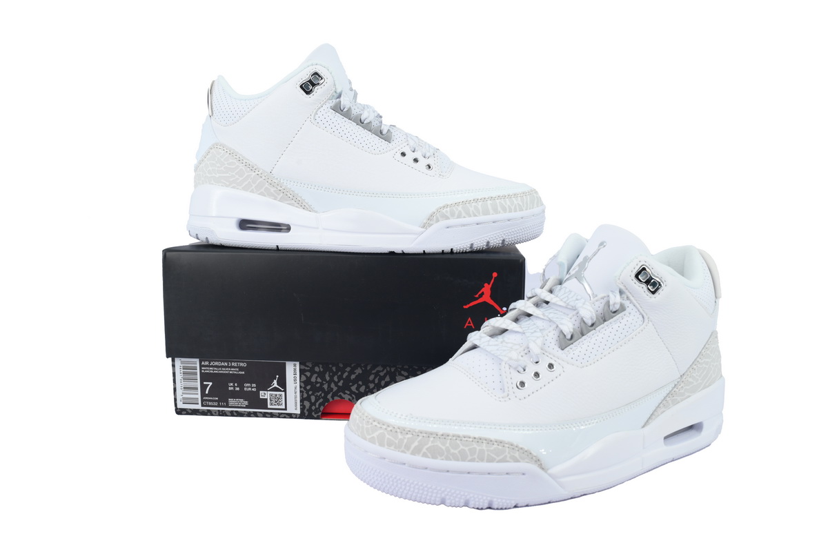 PK God Batch Air Jordan 3 Retro 'Pure Money' 2025 CT8532-111