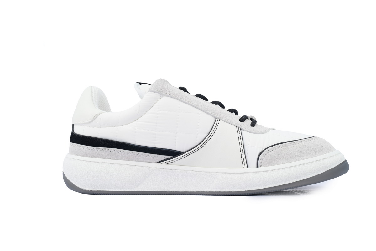 PK God Batch Chanel Suede Calfskin White Light Grey Low Top Sneakers