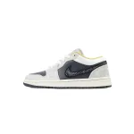 PKstockx Air Jordan 1 Low SE 'Beaded Swoosh' DV1762-001 
