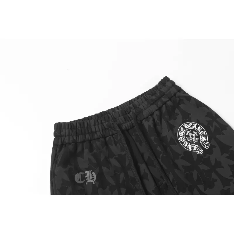 Chrome Hearts Cross Sweatshorts #2290 Black