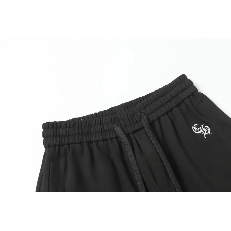 Chrome Hearts Embroidered SweatShorts #2287 Black