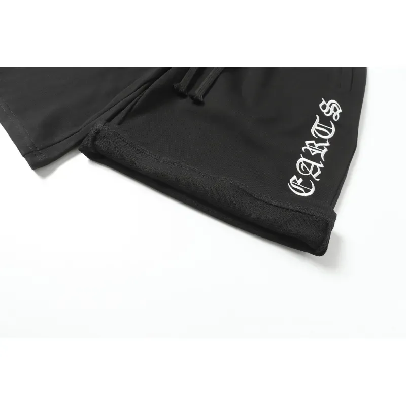Chrome Hearts Embroidered SweatShorts #2287 Black