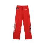 Chrome Hearts Floral Nylon Mesh Trackpants #9997 Blue/Green/Black/Red