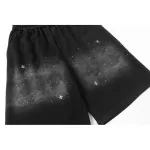 Chrome Hearts Rhinestone Drawstring Casual Versatile Shorts #2280 Black