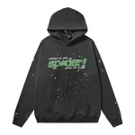 Sp5der Punk V2 Hoodie & Sweatpant Set Slate Grey