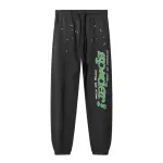 Sp5der Punk V2 Hoodie & Sweatpant Set Slate Grey