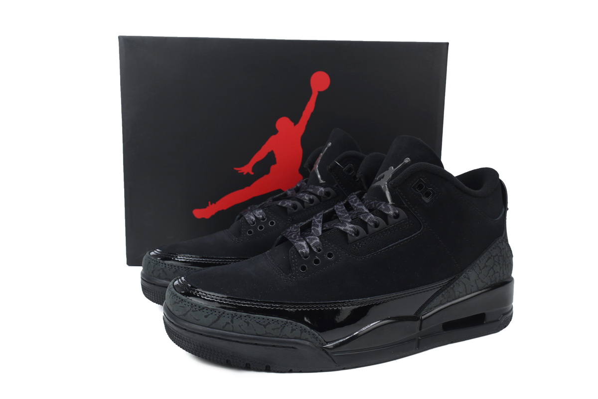 PK God Batch Air Jordan 3 Retro Black Cat 136064-002