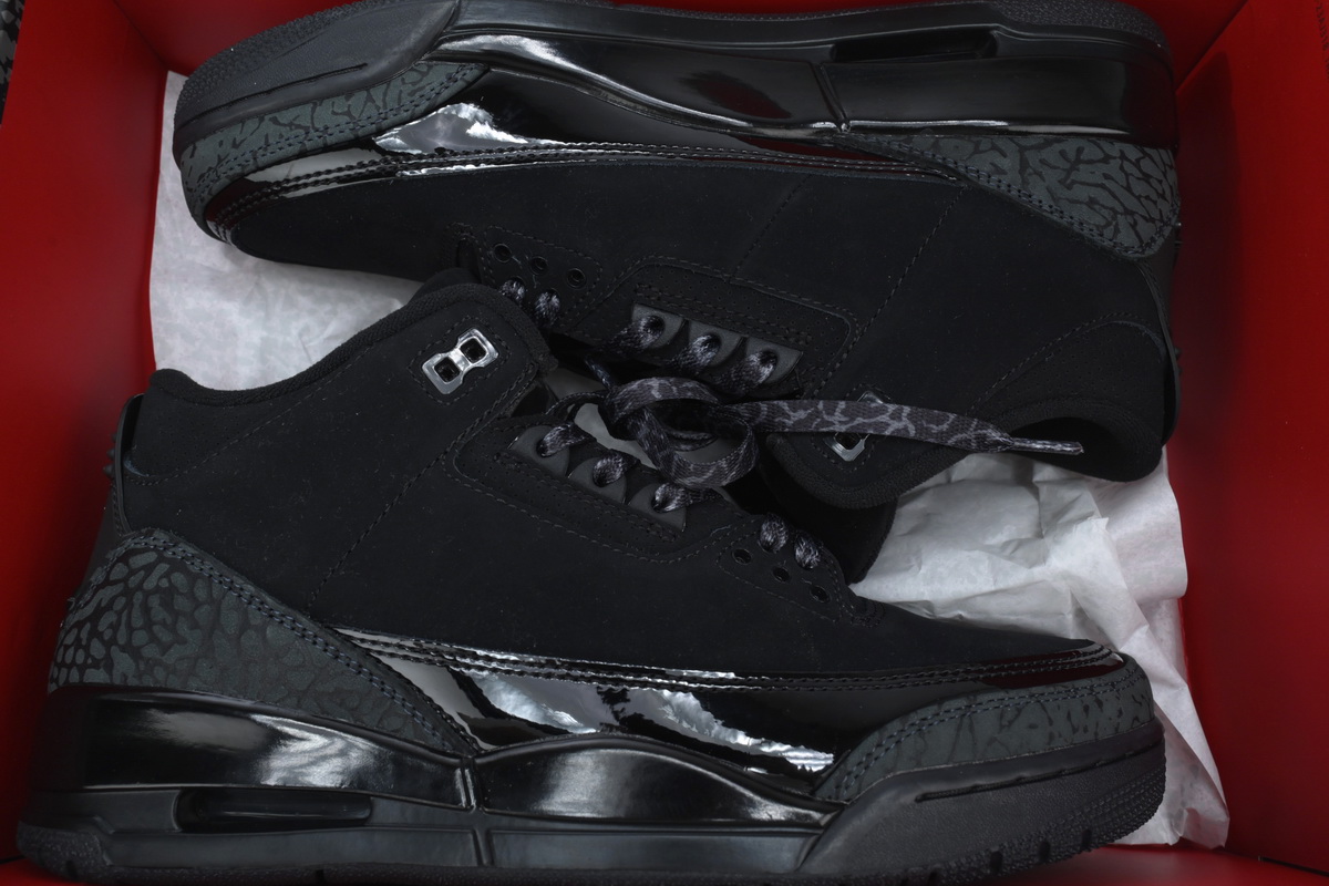 PK God Batch Air Jordan 3 Retro Black Cat 136064-002