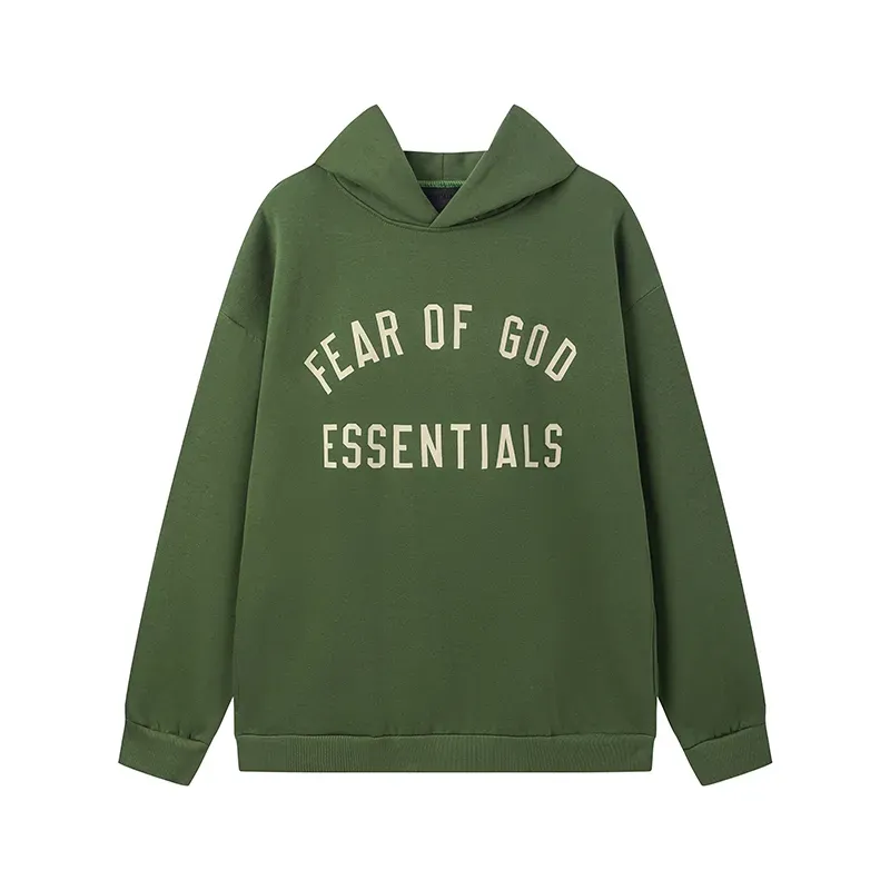 Fear of God Essentials Fleece II Hoodie & Sweatpant Set  Green