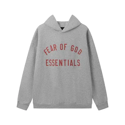  Fear of God Essentials Fleece II Hoodie & Sweatpant Set  Grey 02