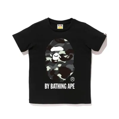 Bape Grid Camo By Bathing Ape Tee Black 01