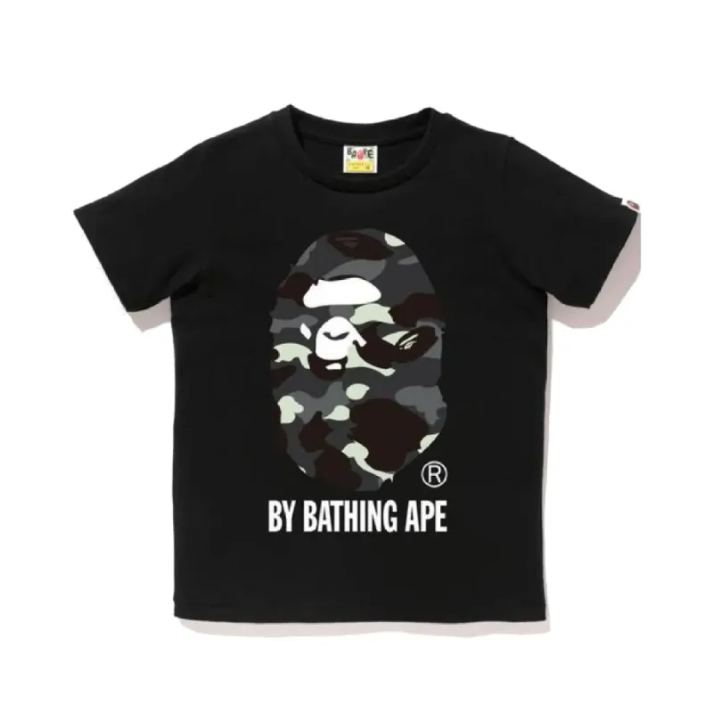 Bape Grid Camo By Bathing Ape Tee Black