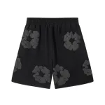 Denim Tears The Cotton Wreath Shorts Black Grey