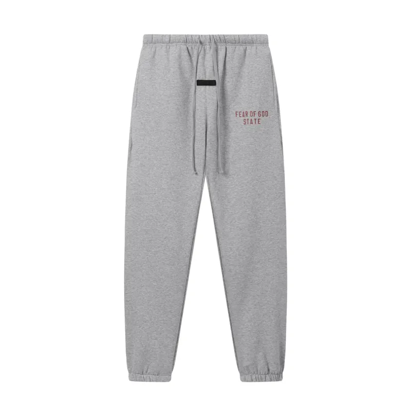 Fear of God Essentials Fleece Hoodie & Sweatpant Set  Grey