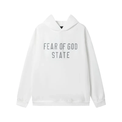 Fear of God Essentials Fleece Hoodie & Sweatpant Set  White 02