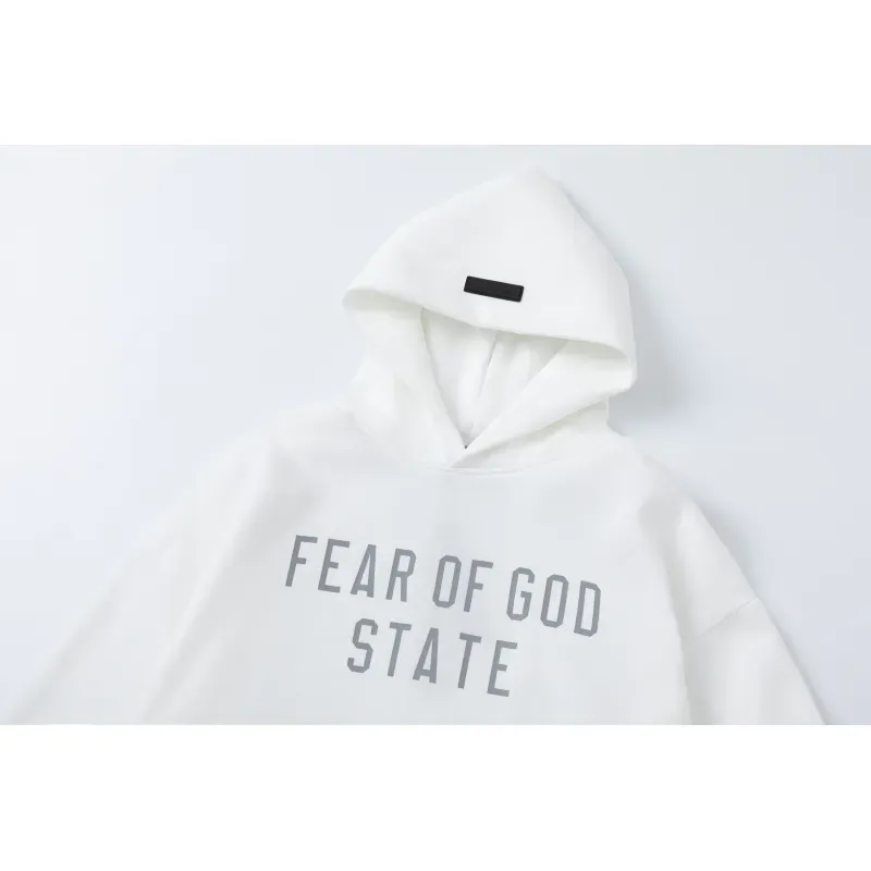 Fear of God Essentials Fleece Hoodie & Sweatpant Set  White