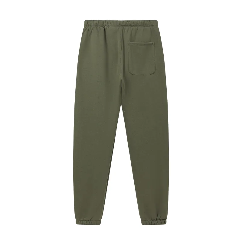 Fear of God Essentials Fleece II Hoodie & Sweatpant Set Olive Green