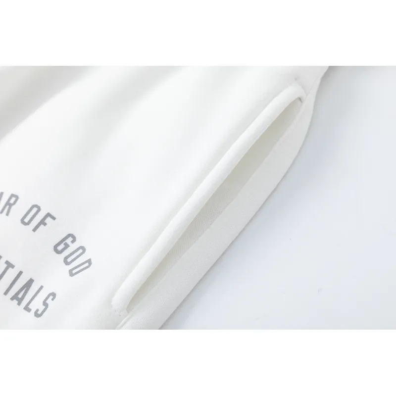 Fear of God Essentials Fleece II Hoodie & Sweatpant Set White