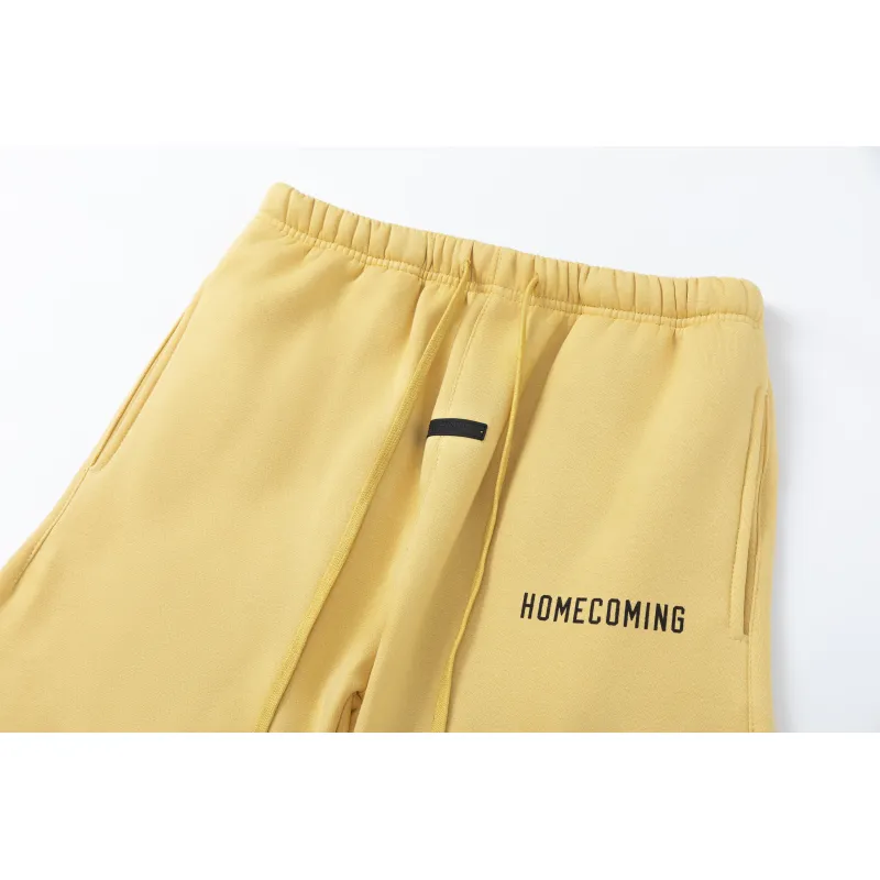 Fear of God Essentials Heavy Fleece Hoodie & Sweatpant Set Amber
