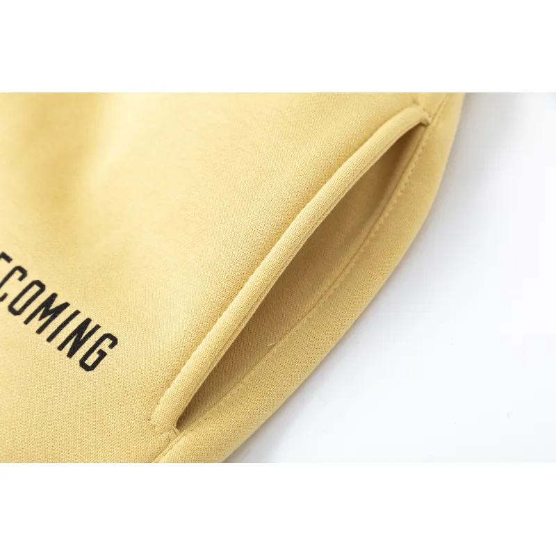 Fear of God Essentials Heavy Fleece Hoodie & Sweatpant Set Amber