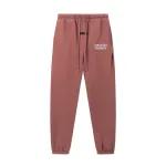 Fear of God Essentials Heavy Fleece Hoodie & Sweatpant Set  Claret Red