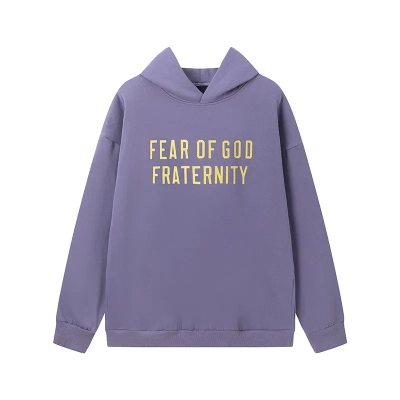 Fear of God Essentials Heavy Fleece Hoodie & Sweatpant Set  Lavender 02