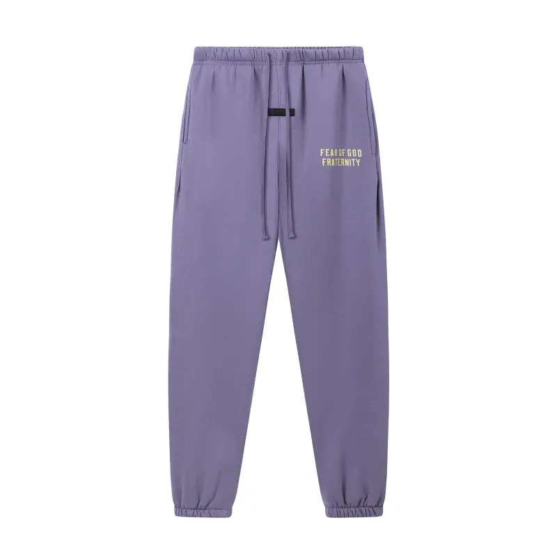 Fear of God Essentials Heavy Fleece Hoodie & Sweatpant Set  Lavender
