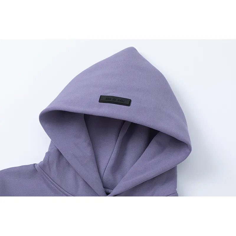 Fear of God Essentials Heavy Fleece Hoodie & Sweatpant Set Lavender