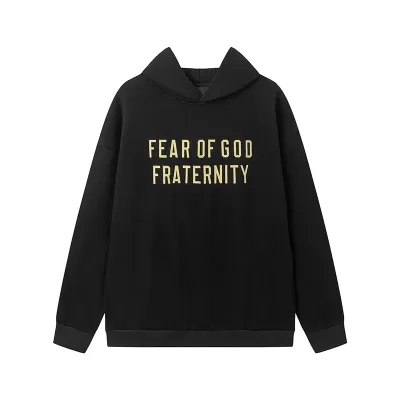 Fear of God Essentials Heavy Fleece Hoodie & Sweatpant Set Black 02