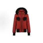 Moose Knuckles Red Jacket Black Wool（NFC)