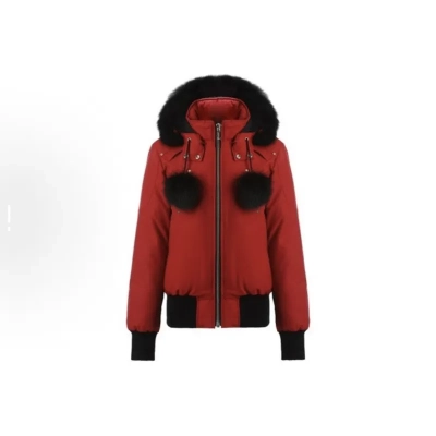 Moose Knuckles Red Jacket Black Wool (NFC) 02