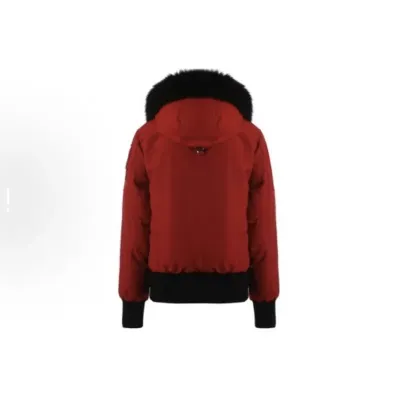Moose Knuckles Red Jacket Black Wool（NFC) 02