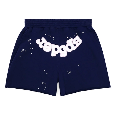 Sp5der OG Web Logo Sweat Short Navy 01