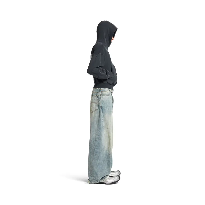 Balenciaga Men's Baggy Pants in Stained
