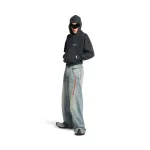 Balenciaga Men's Baggy Pants in Stained