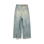 Balenciaga Men's Baggy Pants in Stained