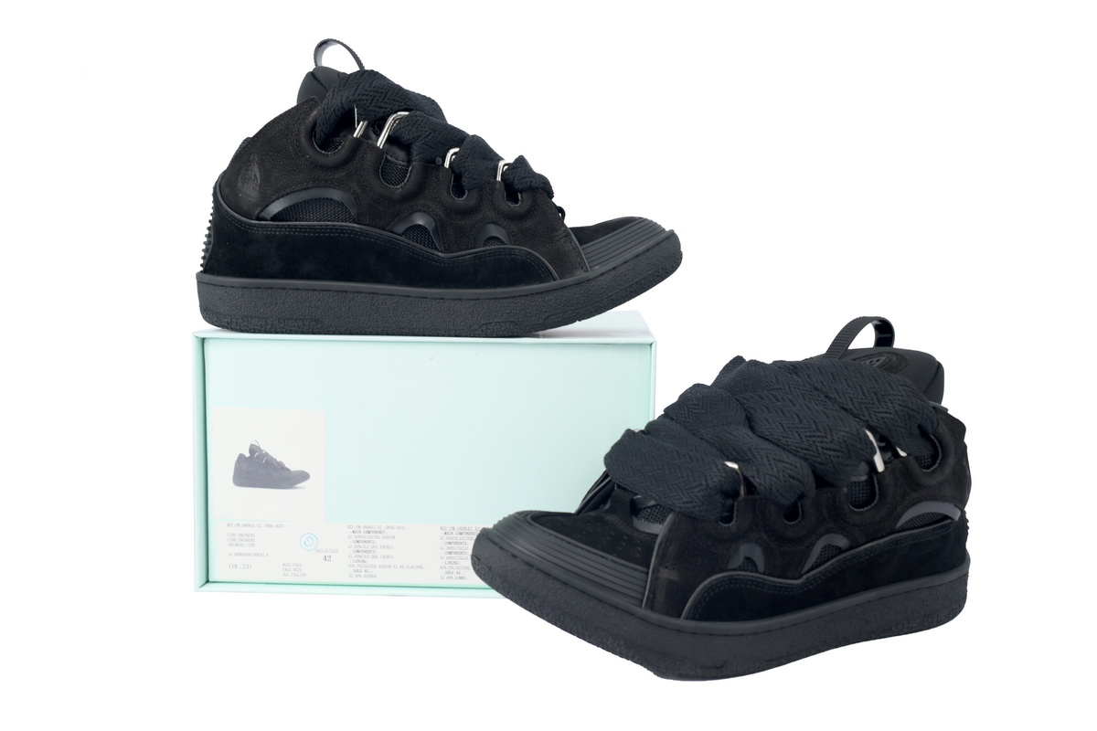 Lanvin Leather Curb All Black