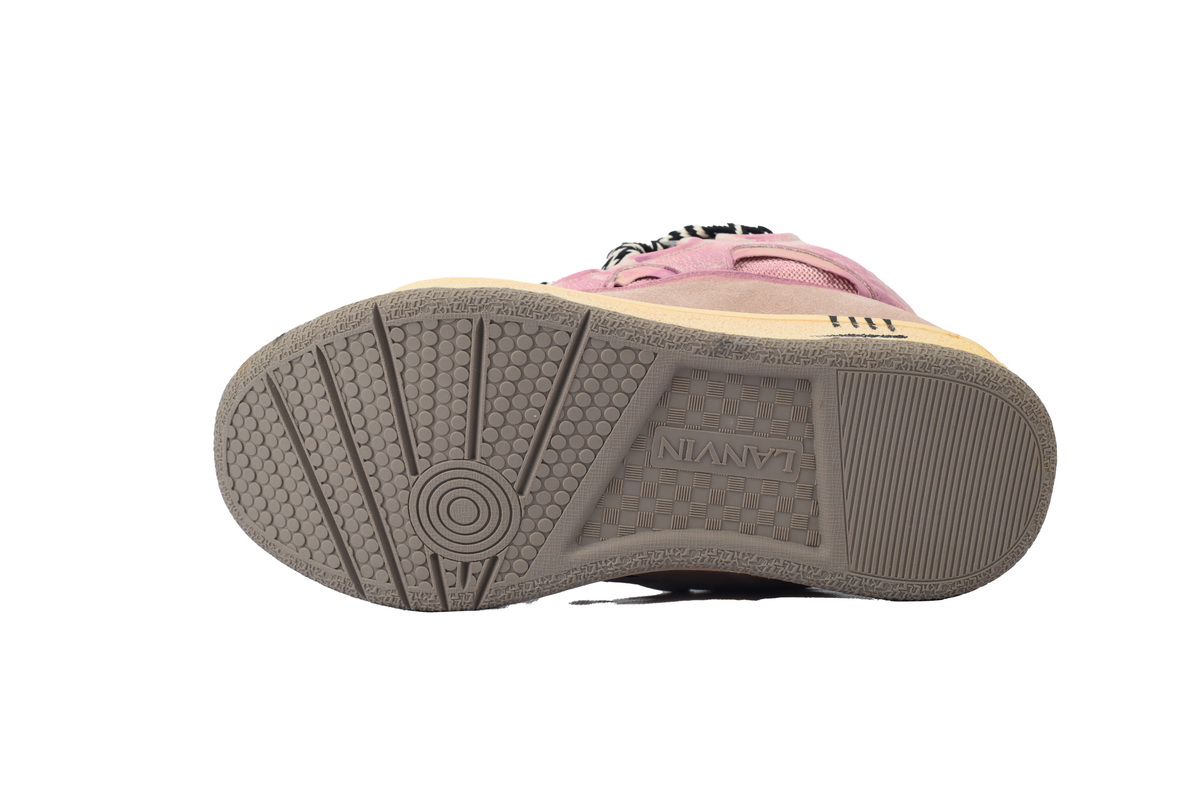 Gallery Dept. x Lanvin Curb Light Sneakers 'Paint Drip - Pale Pink'